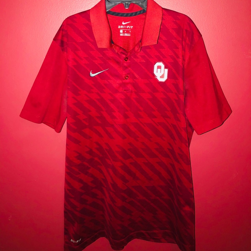 Mens Nike Dri-Fit Oklahoma Polo